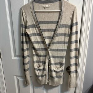 Aeropostale Striped Knit Cardigan-- Women's Small petite